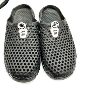 Leda Unisex Garden Pool Lightweight Sandal Foam Shoes Black Size 38 Size 7.5